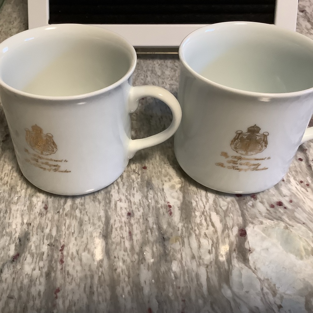 Two (2) Gevalia coffee cups